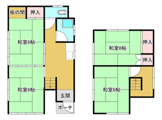 【間取り】 | 鳥取市秋里中古戸建て