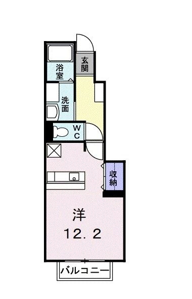 エレガンシア　東新割　　刈谷市の賃貸ならクラスホーム刈谷店の間取り