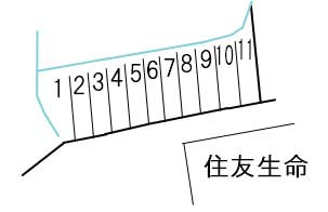 安永駐車場の区画図