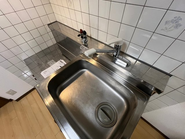 寝屋川市本町のアパートのキッチン