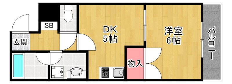 ユーべルⅠの間取り