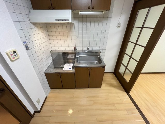 寝屋川市本町のアパートのキッチン