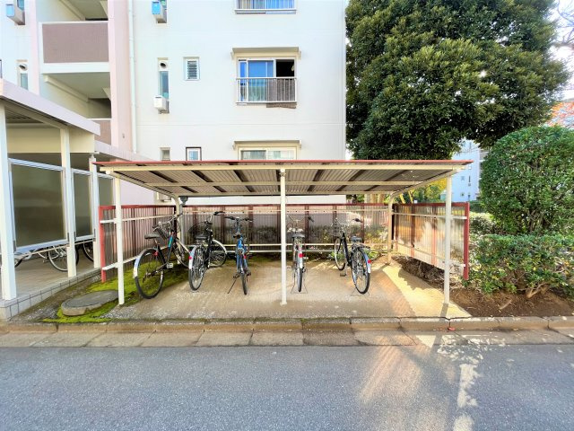 自転車置場です！