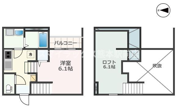 T.A水前寺5丁目の間取り