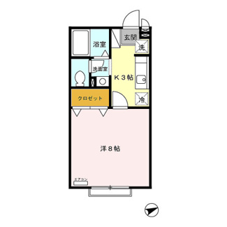 【間取り】 | クレールⅢ