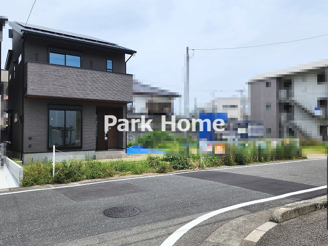 高知市百石町2丁目-2号地-新築戸建ての前面道路含む現地写真