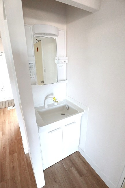 東ノ岡マンションの独立洗面台