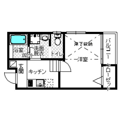 【間取り】 | コンフォートベネフィス次郎丸駅前2