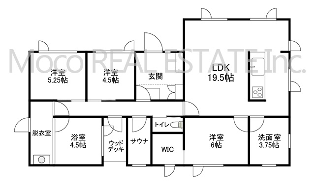 【間取り】 | 北見市中央三輪中古住宅