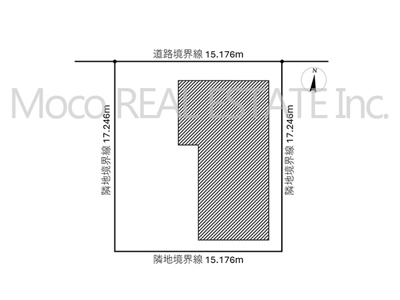 【区画図】 | 北見市中央三輪中古住宅