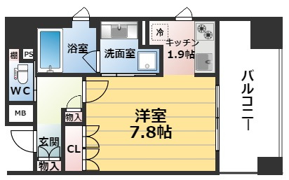 【間取り】 | リーガル南船場Ⅱ