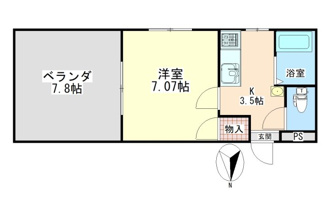 【間取り】 | サンシティー南矢三
