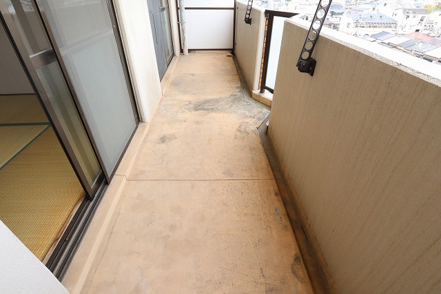 マンション新屋のバルコニー