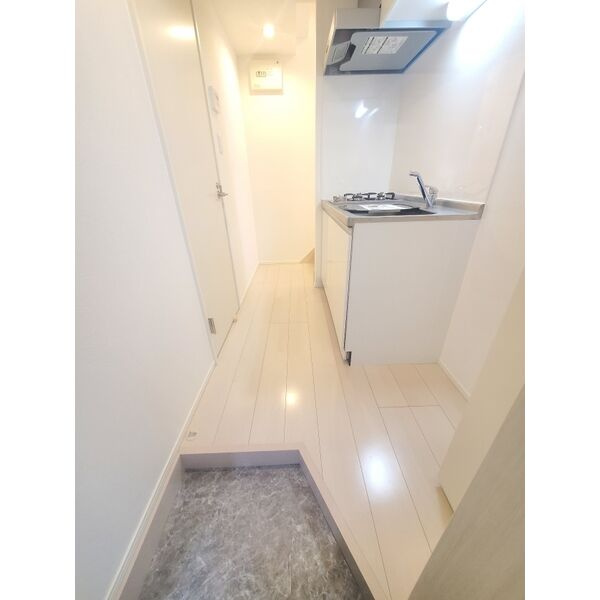 ディアコート新栄の玄関