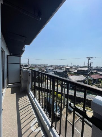 クレール壱番館のバルコニー