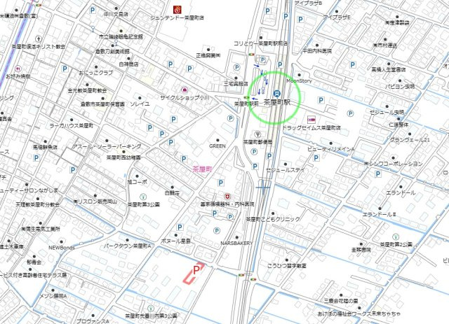 三宅月極駐車場の地図