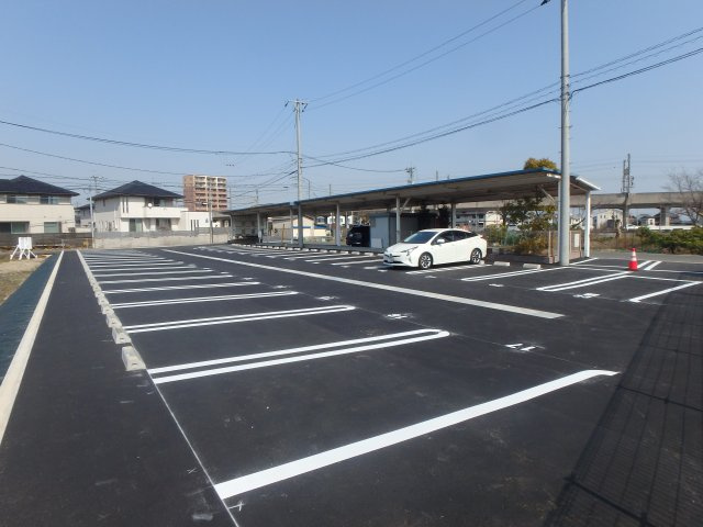 三宅月極駐車場の外観