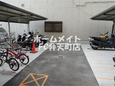 【その他共用部分】 | S-FORT弁天町 | 駐輪場です