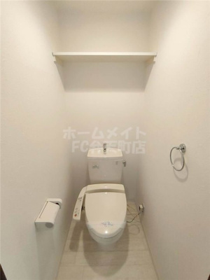 【トイレ】 | S-FORT弁天町 | 清潔感のあるトイレです
