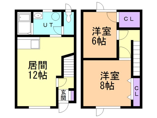 オーバーリバーの間取り