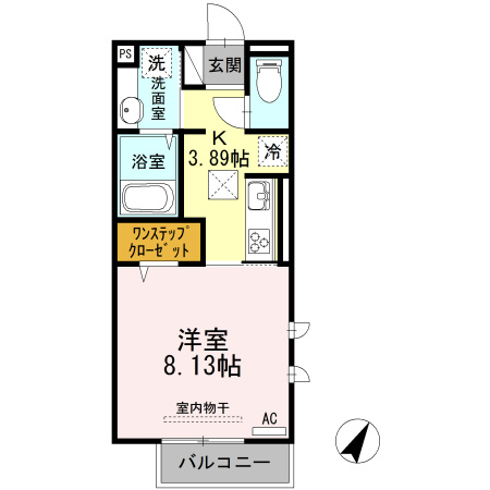 ベルネージュⅡの間取り