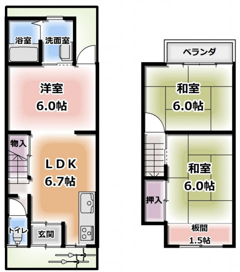 【間取り】 | K21726-上賀茂