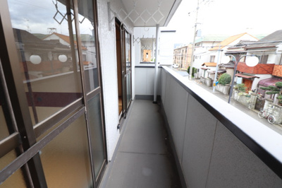 【バルコニー】 | ビートル山本北A棟 | バルコニーがあります