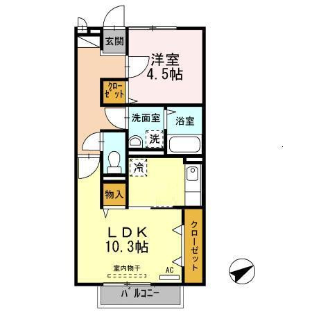 ポルティエの間取り
