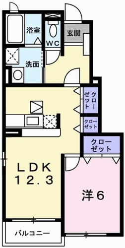 ベル　アンジュⅡの間取り