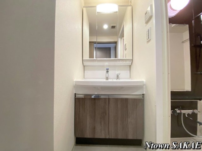 【洗面所】 | プレサンス鶴舞パークグラッド | ゆったりとスペースのある洗面所