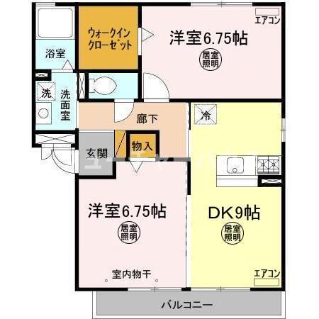 大黒屋　七の間取り