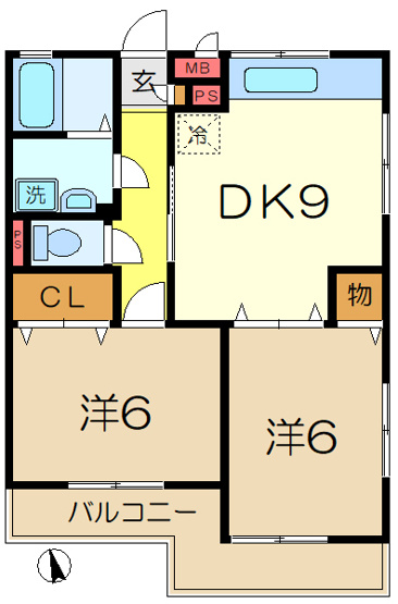 【間取り】 | シャンツェ日野