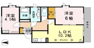 【間取り】 | 清水ハイムD