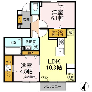 【間取り】 | Grand Winds Tsukuba Ⅳ