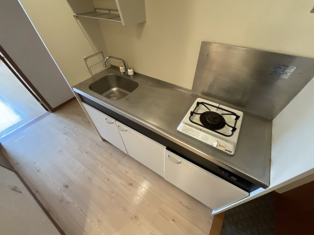 【キッチン】 | グリーンヴィラ広野 | 1口ガスコンロのキッチンです