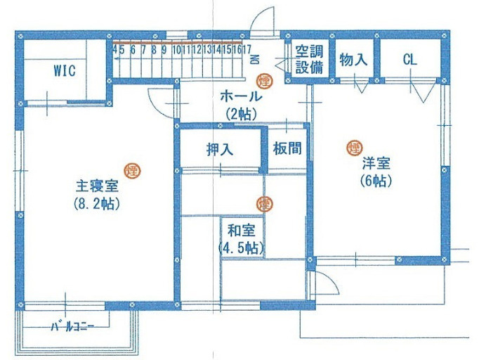 三戸郡階上町大字道仏字下桑木の地図
