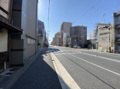 【前面道路含む現地写真】 | 五坊大宮町　売土地（建築条件無）