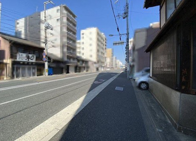 【前面道路含む現地写真】 | 五坊大宮町　売土地（建築条件無）