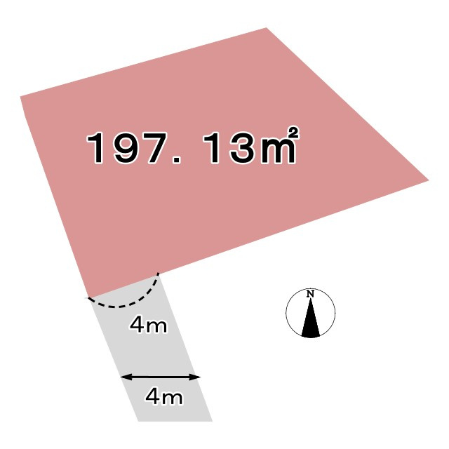 売土地　三島市谷田の土地図|土地図です。