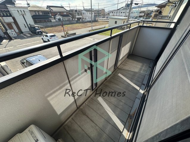 姫路市玉手３丁目のハイツのバルコニー