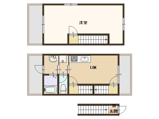 【間取り】 | 南津守4丁目戸建