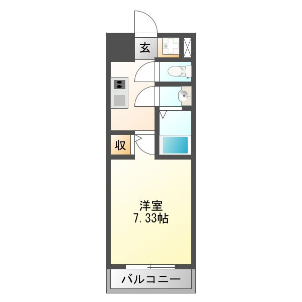 リッツ加島の間取り