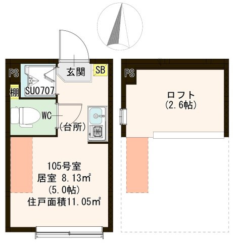 【間取り】 | ハーモニーテラス東小岩Ⅱ