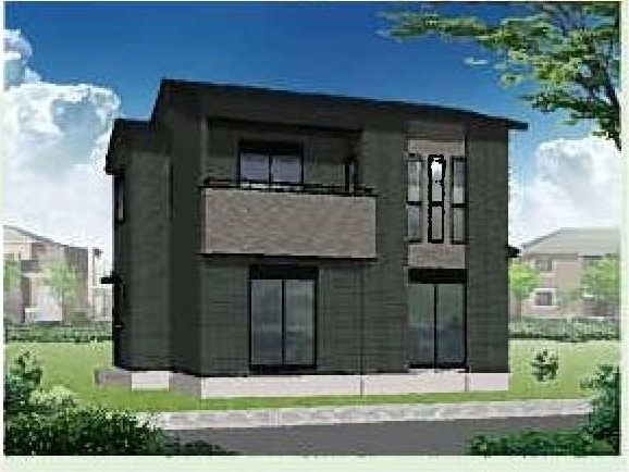【外観パース】 | 中山2丁目　新築住宅 | 外観パース