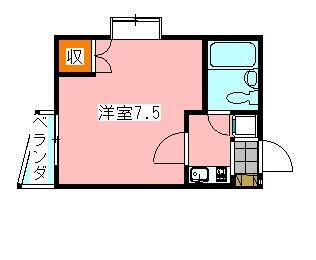 山京マンションの間取り