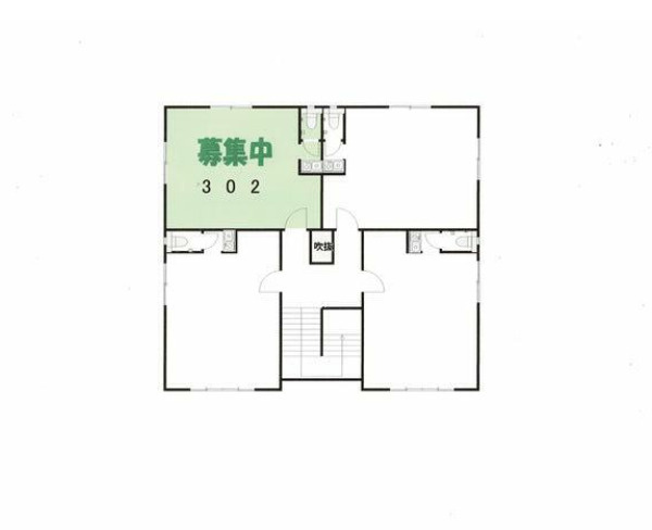 栗東市安養寺１丁目の事務所の区画図