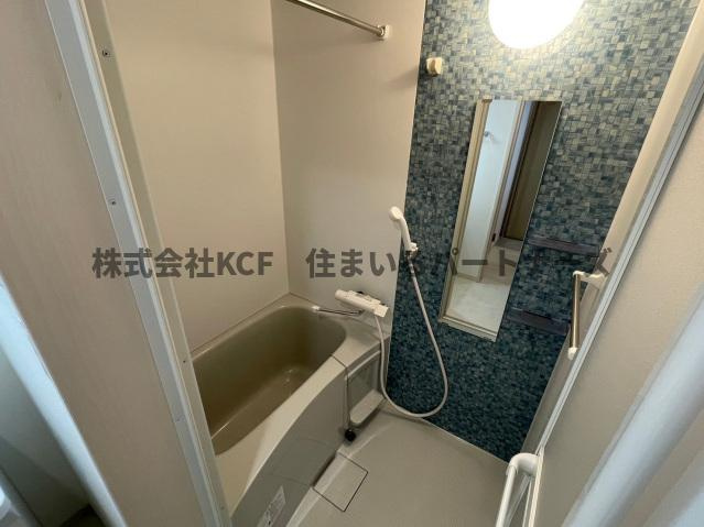 久留米市津福本町のアパートの浴室
