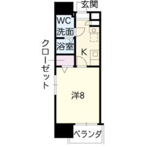 プレサンスmiu新栄の間取り