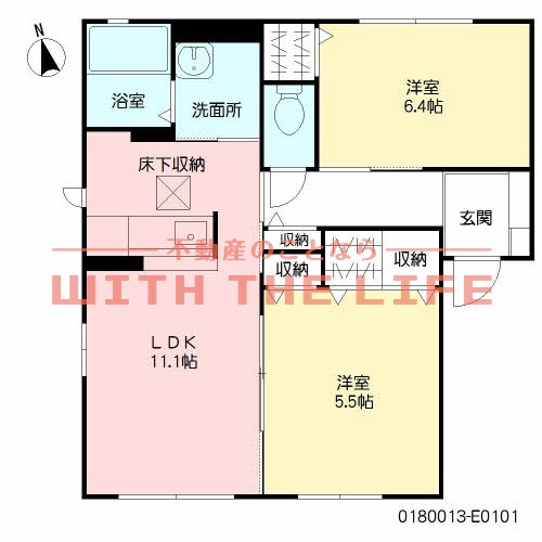 レシデンシア小森野【キャッシュバック対象物件】の間取り