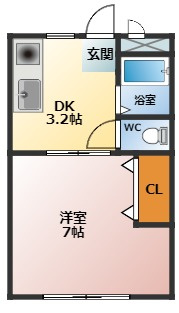 【間取り】 | 天美参番館